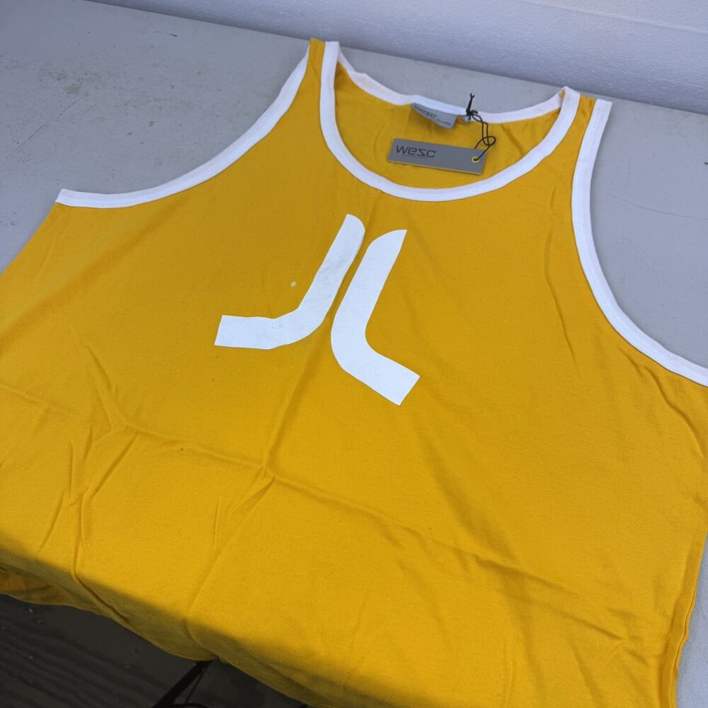 Wesc Tank Top Ladies Size XXL Yellow NWT